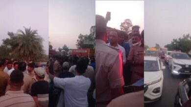 चेकिंग के नाम पर रोके गए वाहन चालक-बैरियर अमले के बीच विवाद, नयागांव चेकपोस्ट फूटा ड्राइवरों का गुस्सा, लगाया जाम