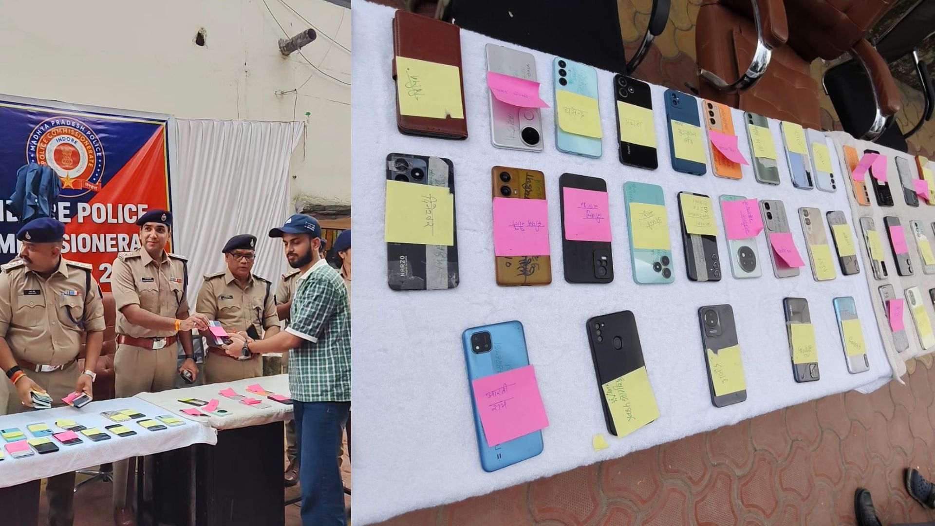 लसूड़िया पुलिस ने खोज निकाले 50 से ज्यादा गुम मोबाइल, सैमसंग, वीवो और ओप्पो जैसी कंपनी के फोन मालिकों को सौंपे लसूड़िया पुलिस ने खोज निकाले 50 से ज्यादा गुम मोबाइल, सैमसंग, वीवो और ओप्पो जैसी कंपनी के फोन मालिकों को सौंपे
