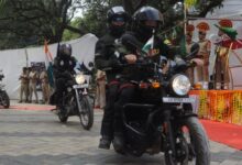 राष्ट्रीय एकता दिवस के लिए भोपाल से निकली पुलिस बाइक रैली, डीजीपी कैलाश मकवाना ने दिखाई हरी झंडी