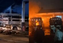 भोपाल ISBT बस स्टैंड पर भीषण आग, वर्मा ट्रेवल्स की कई बसें जलकर खाक, परिसर में मचा हड़कंप, जांच में जुटी पुलिस