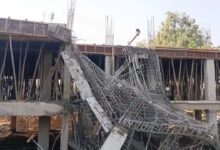 ग्वालियर में सांदीपनी विद्यालय की निर्माणाधीन बिल्डिंग की छत गिरी, चार मजदूर घायल, गुणवत्ता पर सवाल, जांच दल गठित