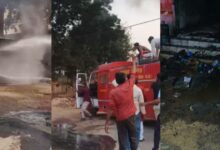 नीमच के रतनगढ़ में भीषण अग्निकांड, धू-धू कर जली ऑयल की दुकान, 25 लाख का सामान खाक