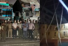 इंदौर में जीएसटी और आबकारी विभाग की बड़ी कार्रवाई, 3 करोड़ की अवैध शराब से भरे 2 ट्रक जब्त