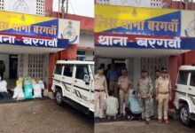 सीमेंट गोदाम में नशीली दवाओं का भंडार, कोडीनयुक्त कफ सिरप की 1318 शीशियां व 52560 टैबलेट-कैप्सूल जब्त, दो गिरफ्तार