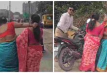 इंदौर में सरेराह महिलाओं का झगड़ा, एक-दूसरे पर बरसाए थप्पड़
